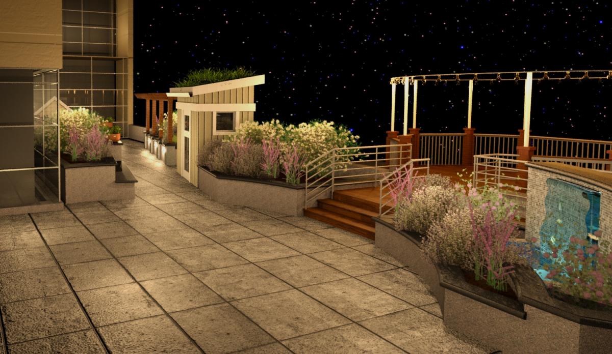 Hospital Courtyard