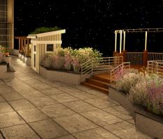 Hospital Courtyard