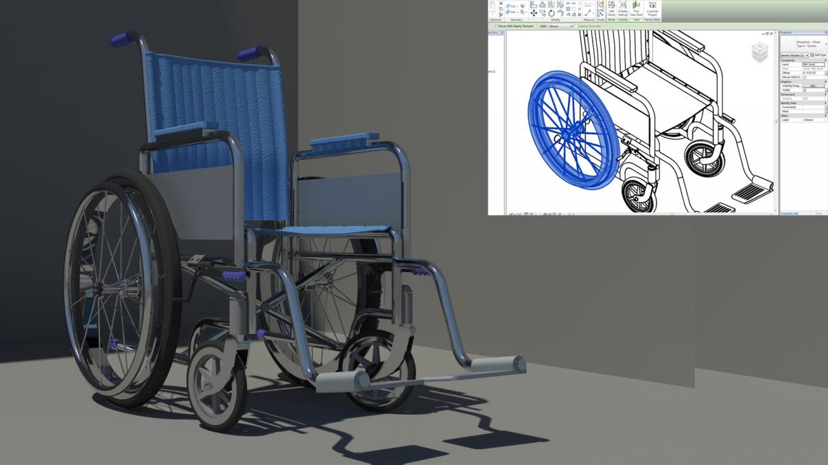 Revit Wheelchair