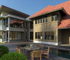 Kajang, Pekan Bangi Lama Villa, Backyard