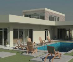 pool side render view