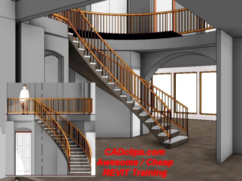 Curved Stair Fun
