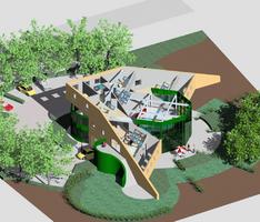 C3A-Building in Revit-Building 9 - open roof