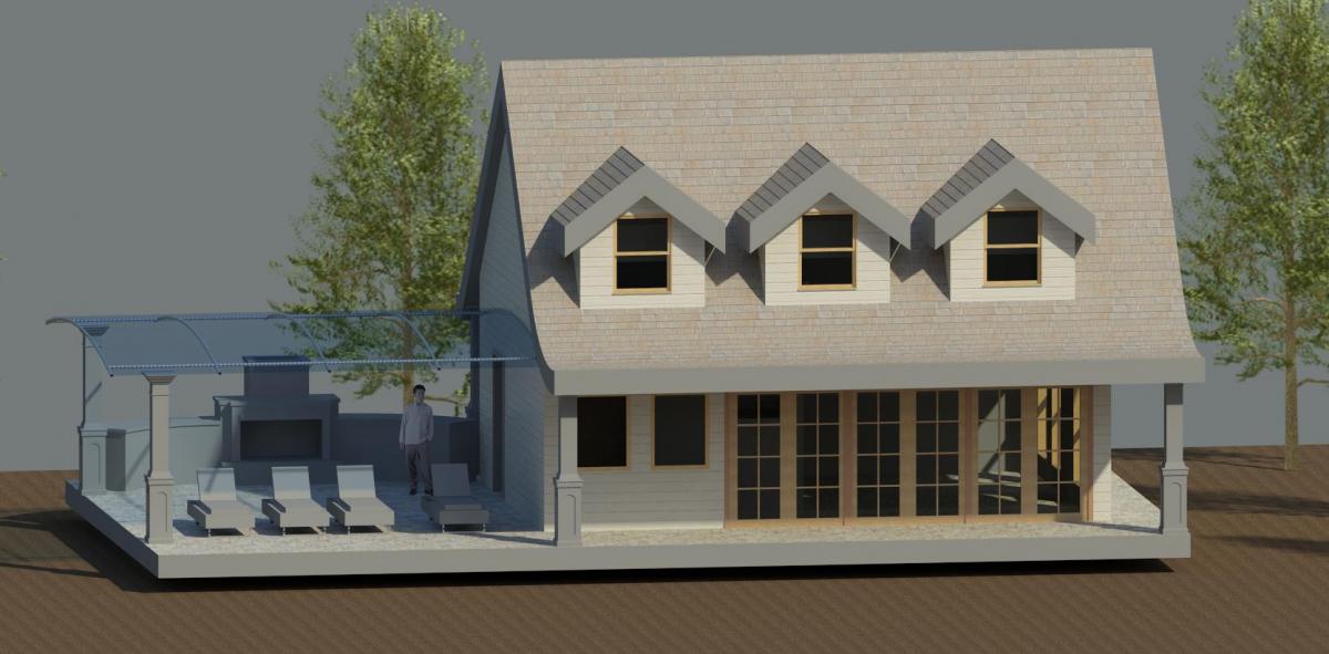 Pool house