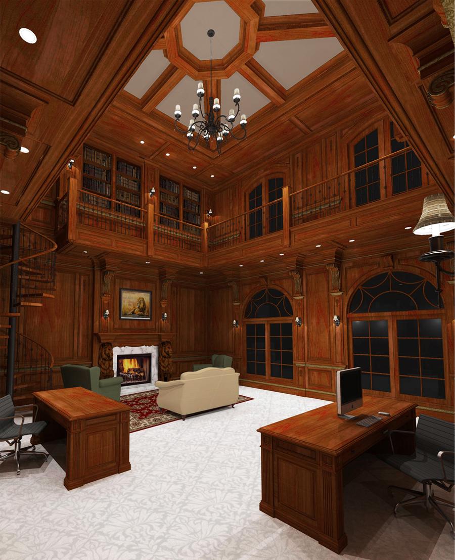 Custom Home Library