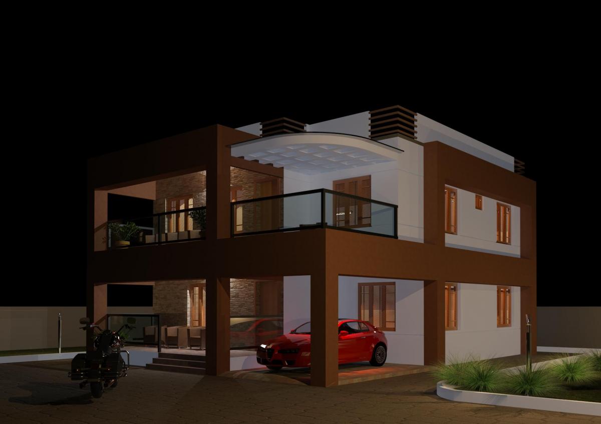 night view my first work
