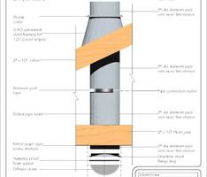 exploded solar tube section