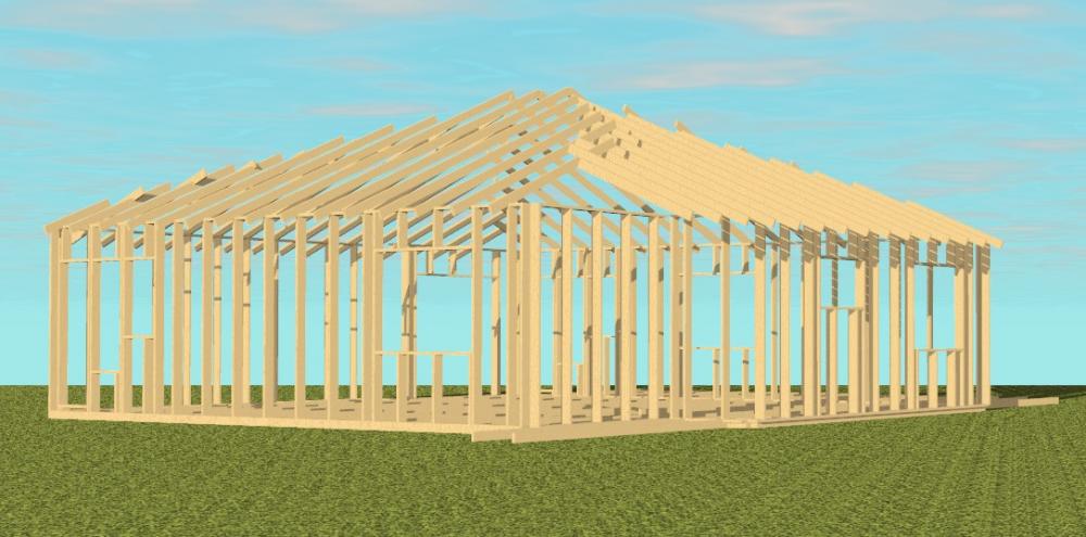 Skeleton-house