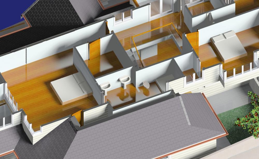 2nd Floor cutaway