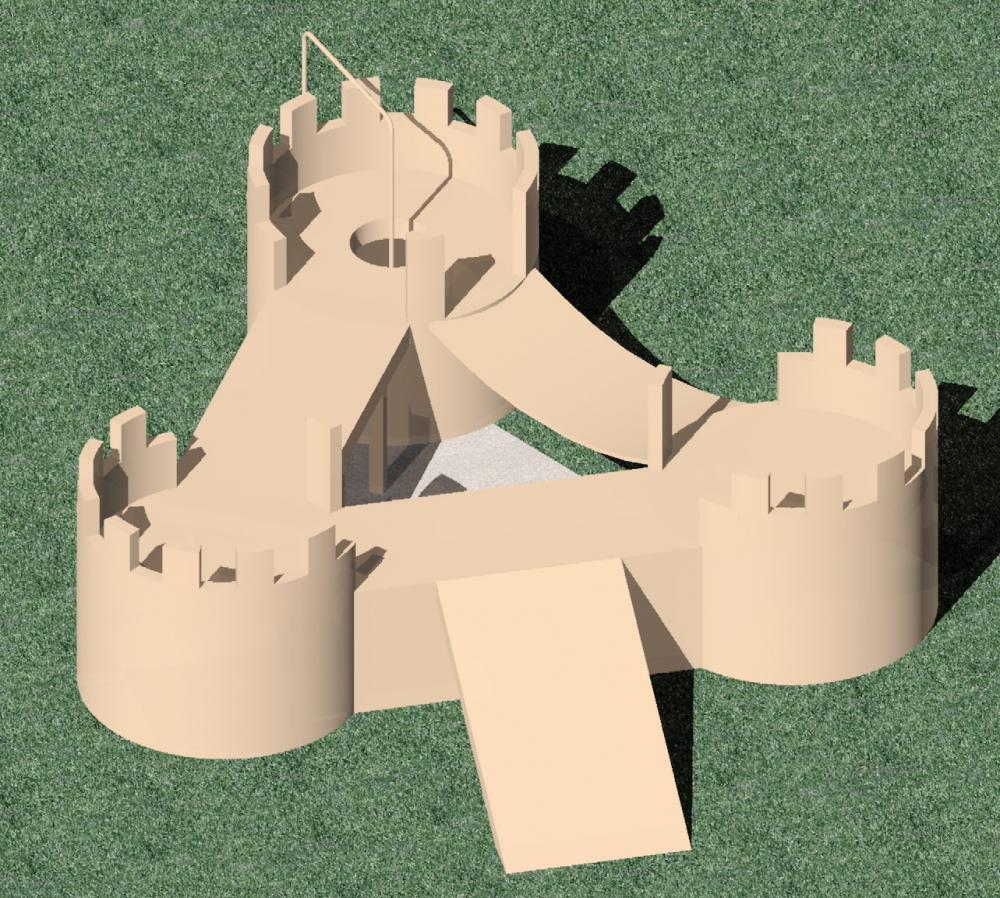 Play Fort - Massing