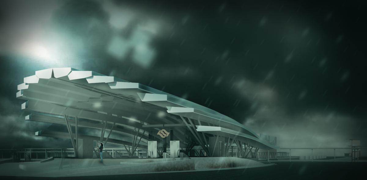 MRT station