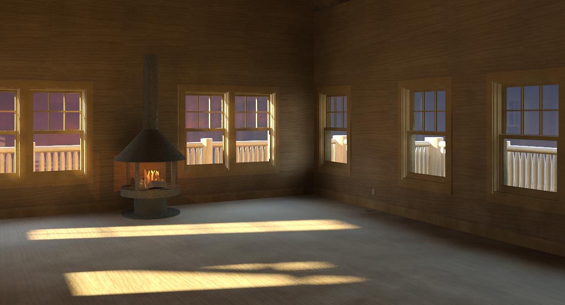 cabin interior
