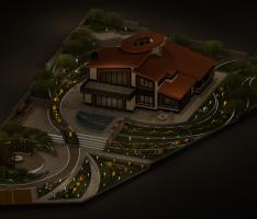 night view villa