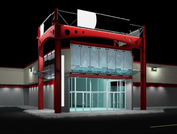 new mall entrance