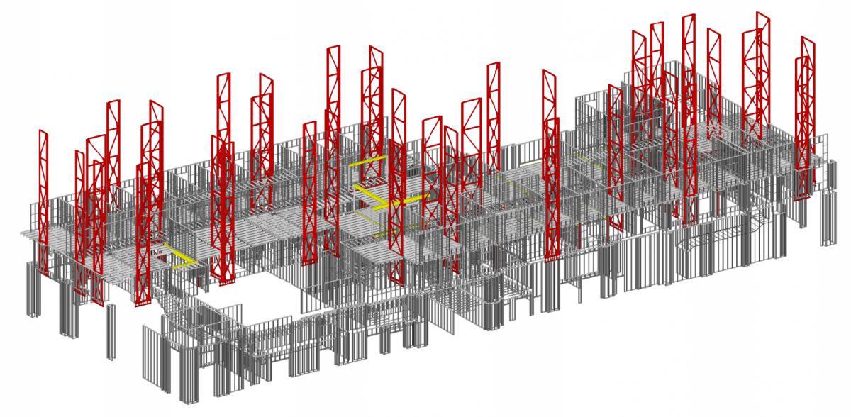 Light gauge framing model