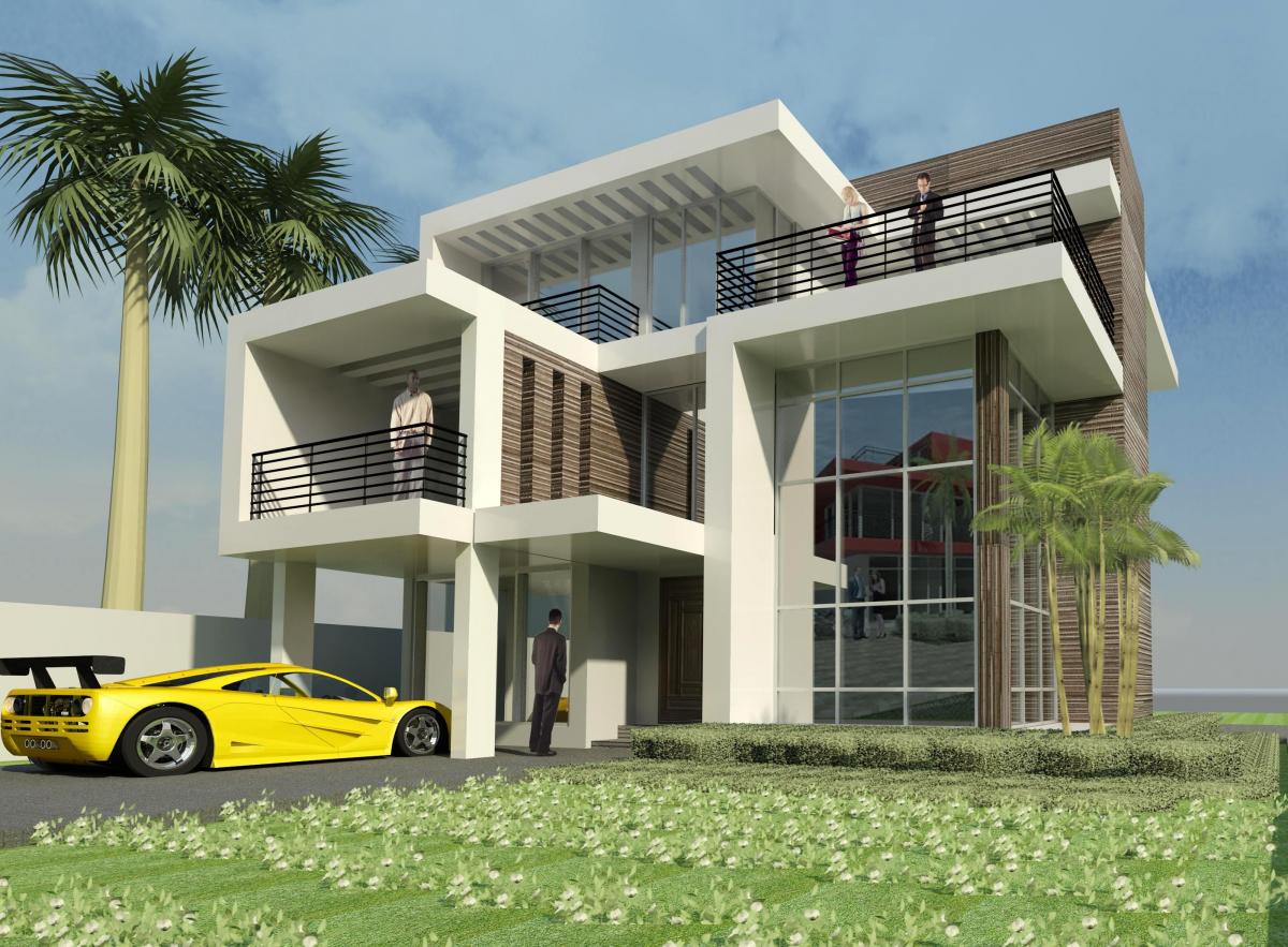 2 storey residential building