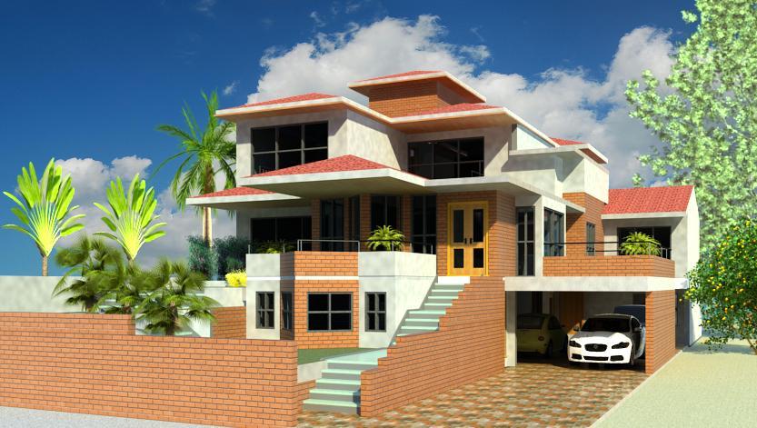 Town house at Indore op1
