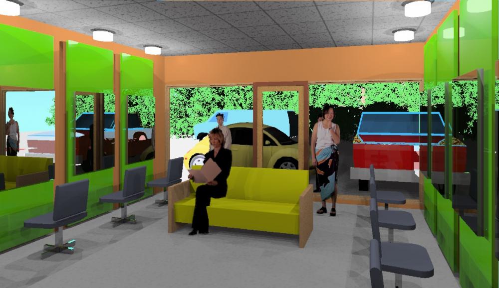 interior of beauty salon