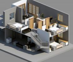 first semi exploded render