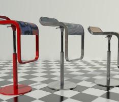 Stool, bar - LaPalma Lem Piston Bar Stool