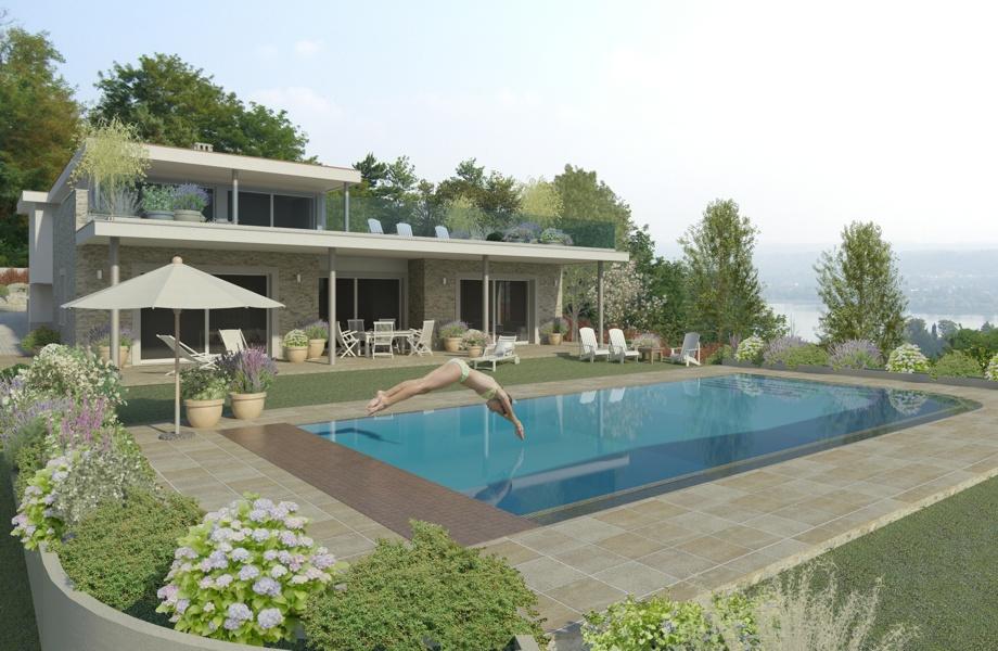 Villa con piscina