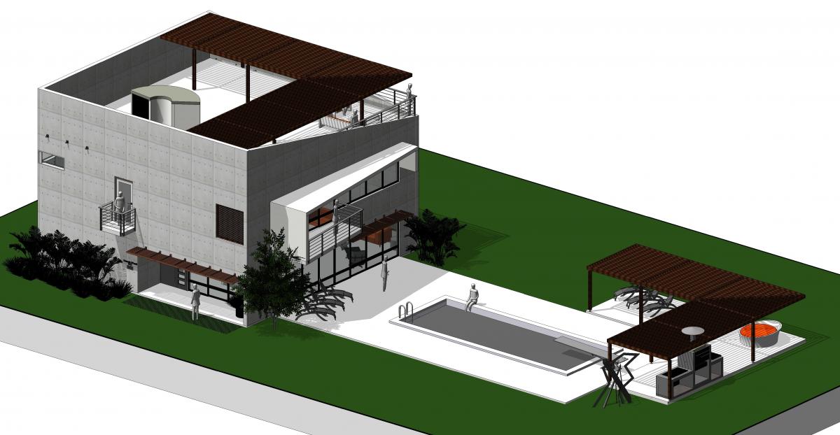 House in Revit 2016