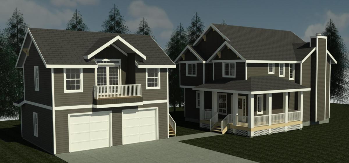 House & Garage