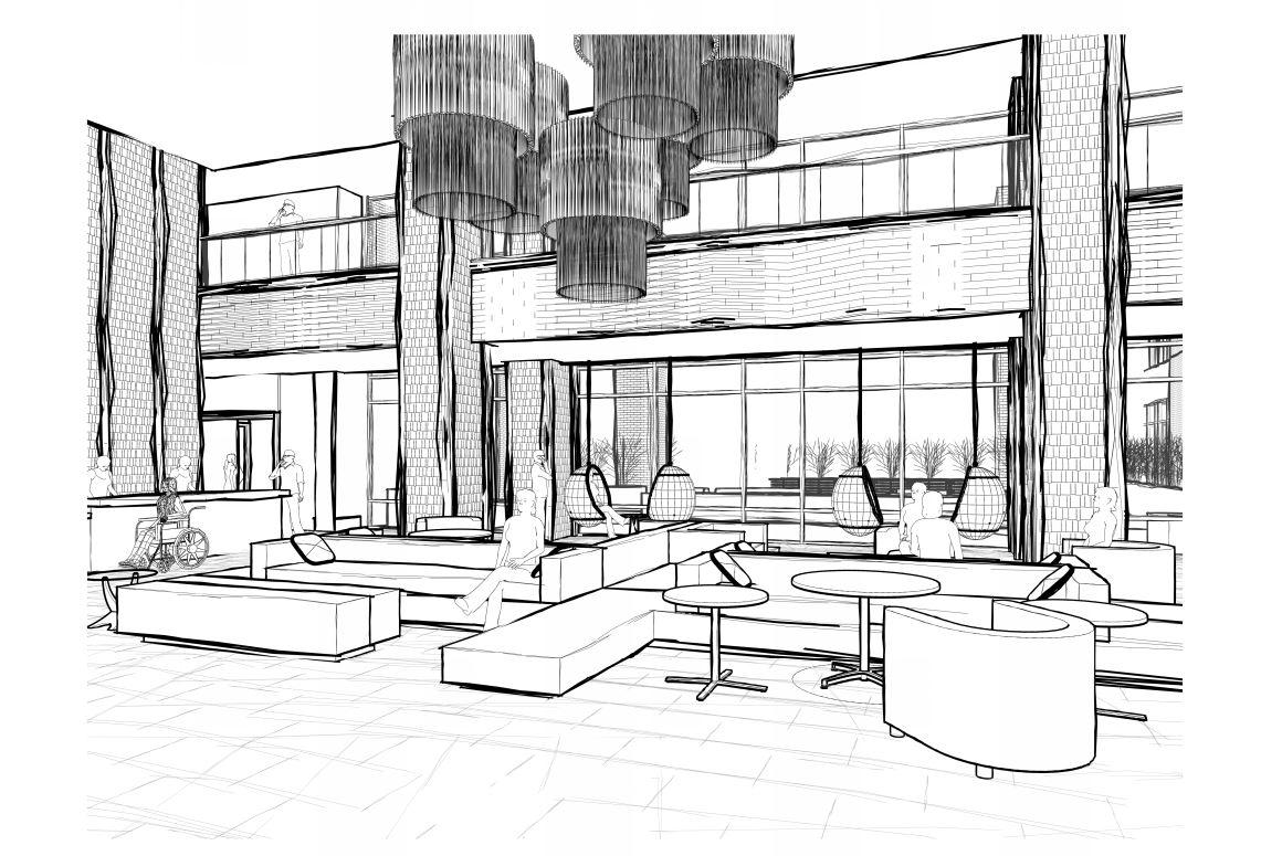 Lobby sketch (Revit)