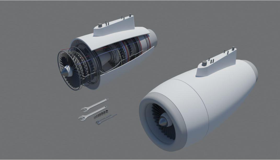 Jet Engine - Revit