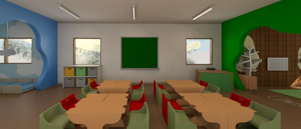 sala de aula infantil