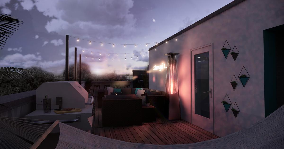 Rooftop in LA