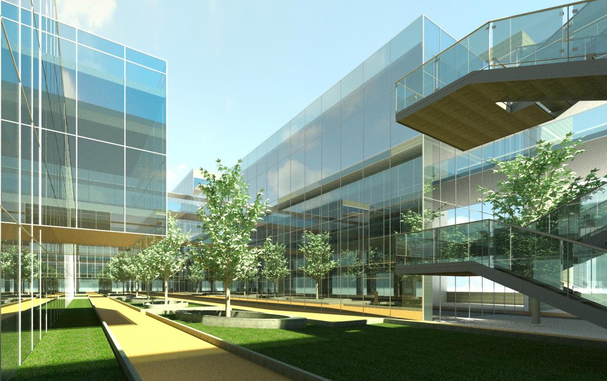 Simple Courtyard