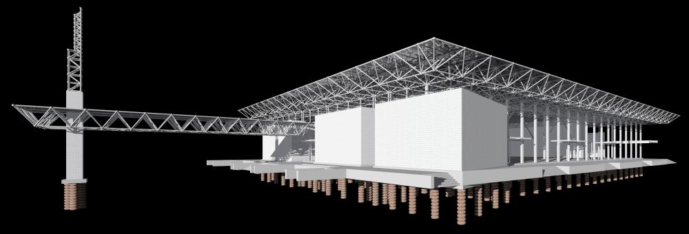 Revit Structure Building with Space Frame