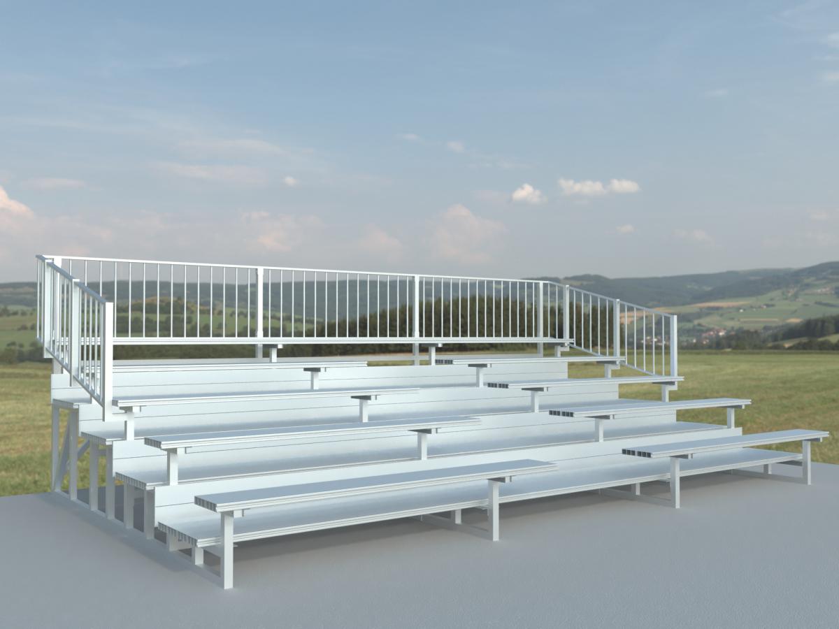 Alluminium Bleachers by HYDYR J.R.