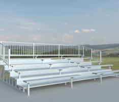 Alluminium Bleachers by HYDYR J.R.