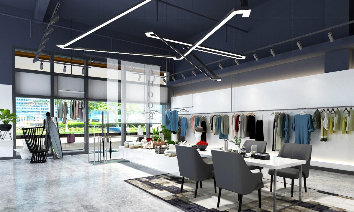 Commercial Space interior 3D design