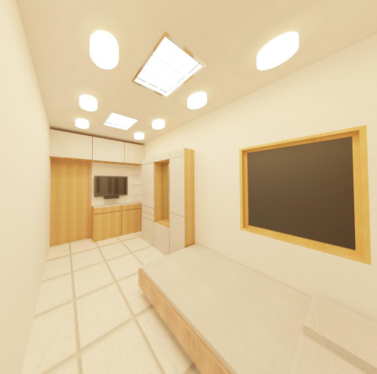 Simple Bedroom 8'6" x 13'6"