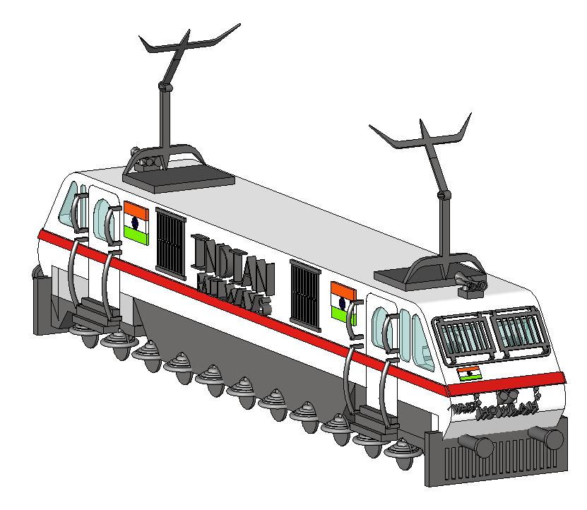 WAP 7 INDIAN RAILWAYS CREATED