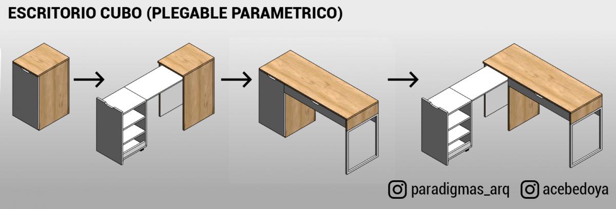 Escritorio Cubo Parmetrico