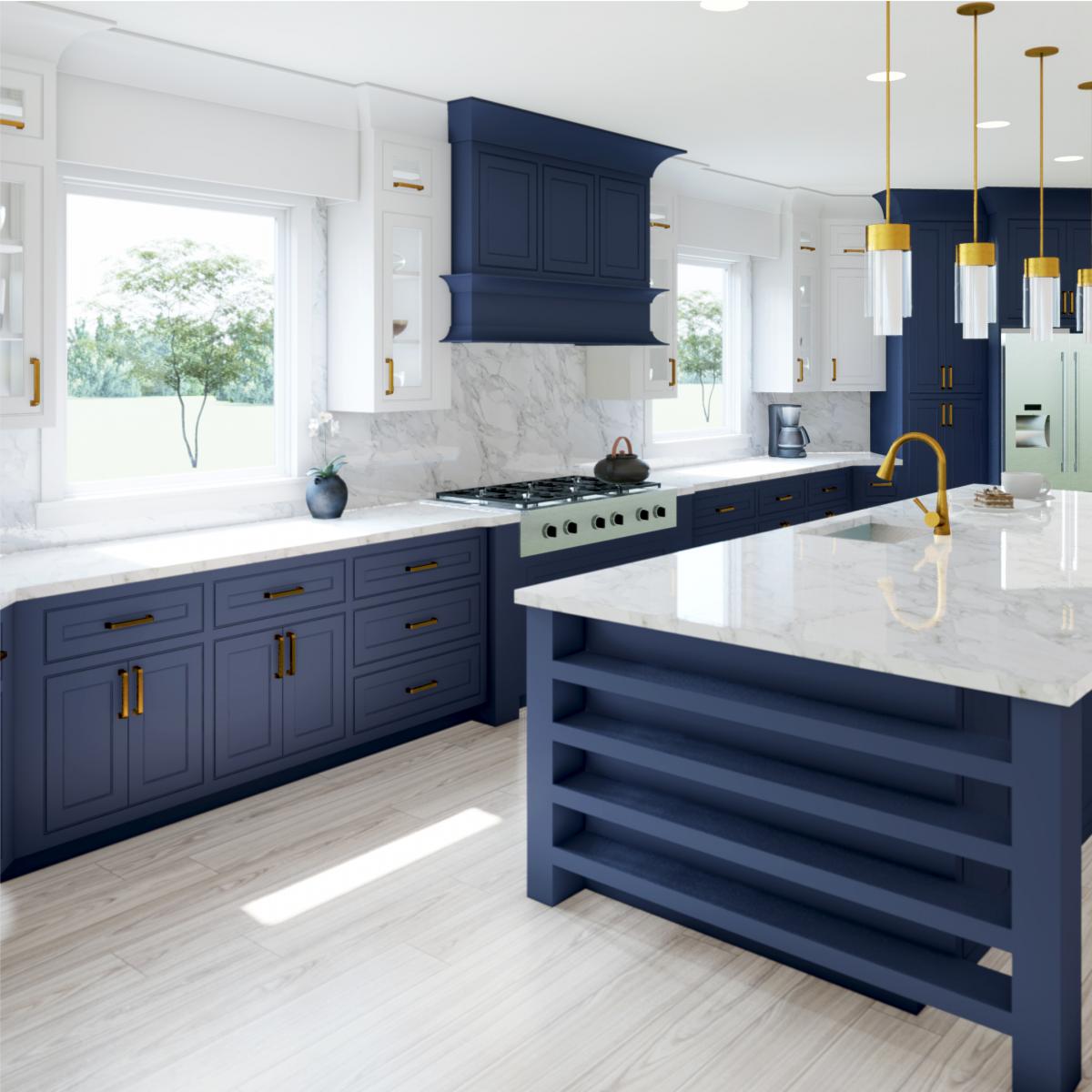 Shaker w Bead Kitchen