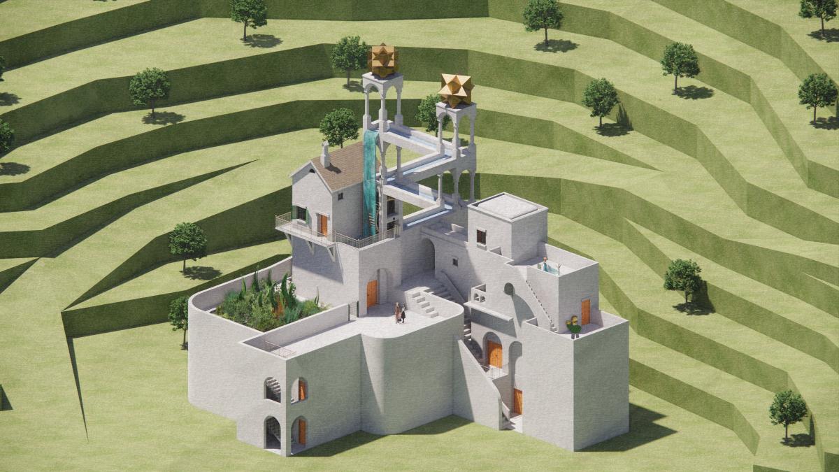 MC Escher Waterfall