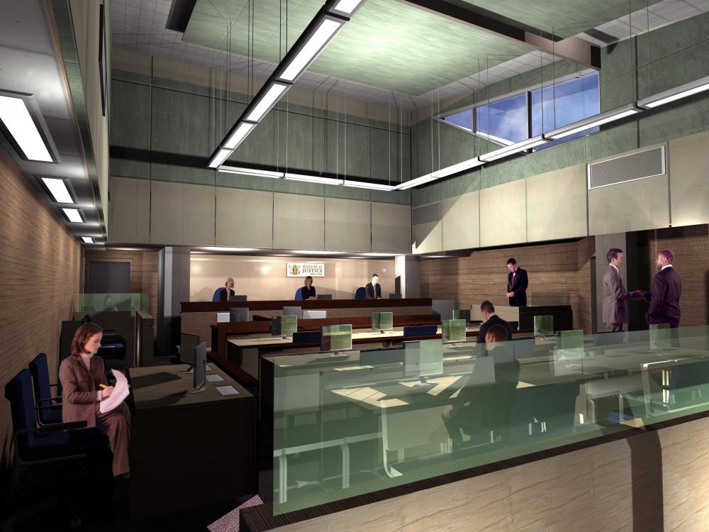 Courtroom perspective