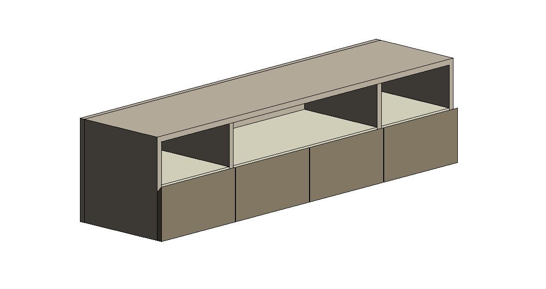 TV Cabinet _ Parametric Dimension