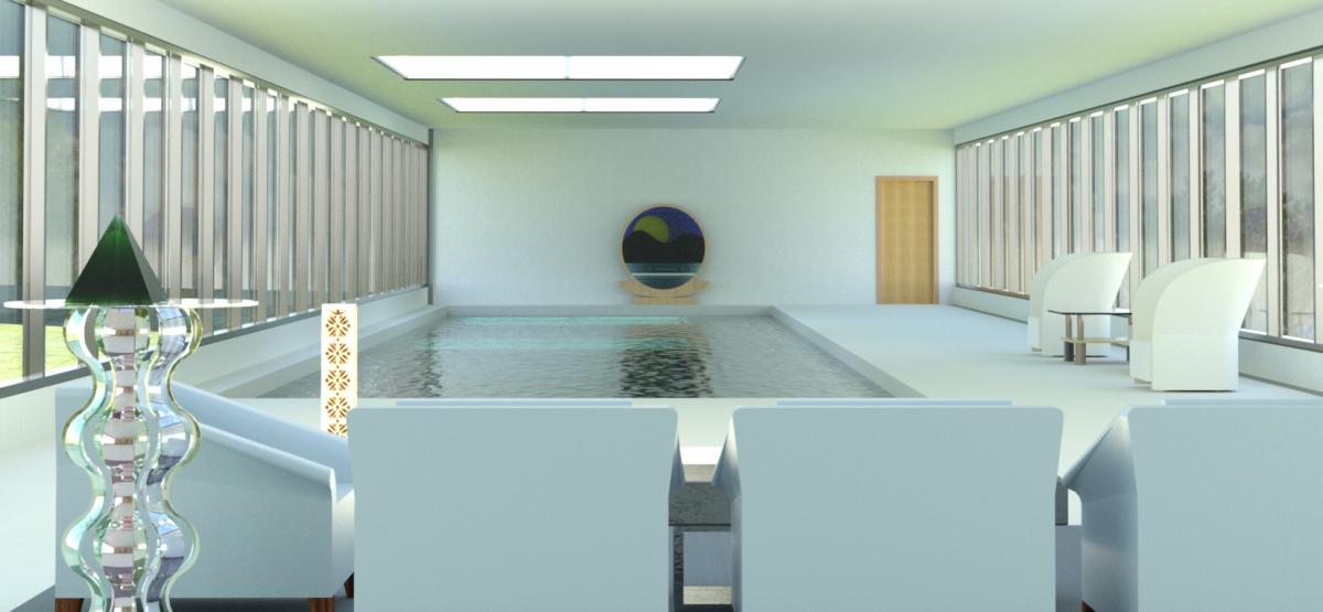 Mirror House pool