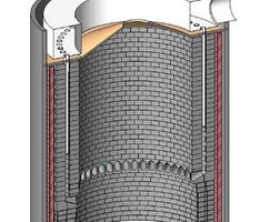 industrial oven mado of bricks
