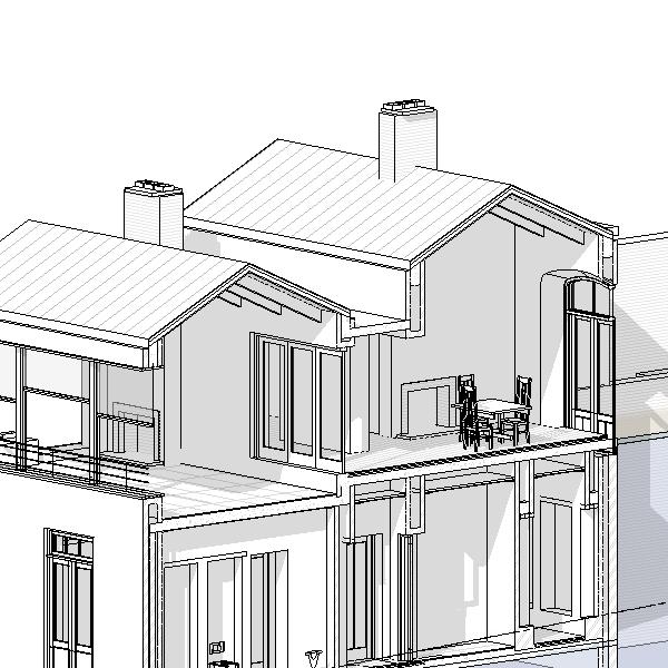 Sectional iso - detail
