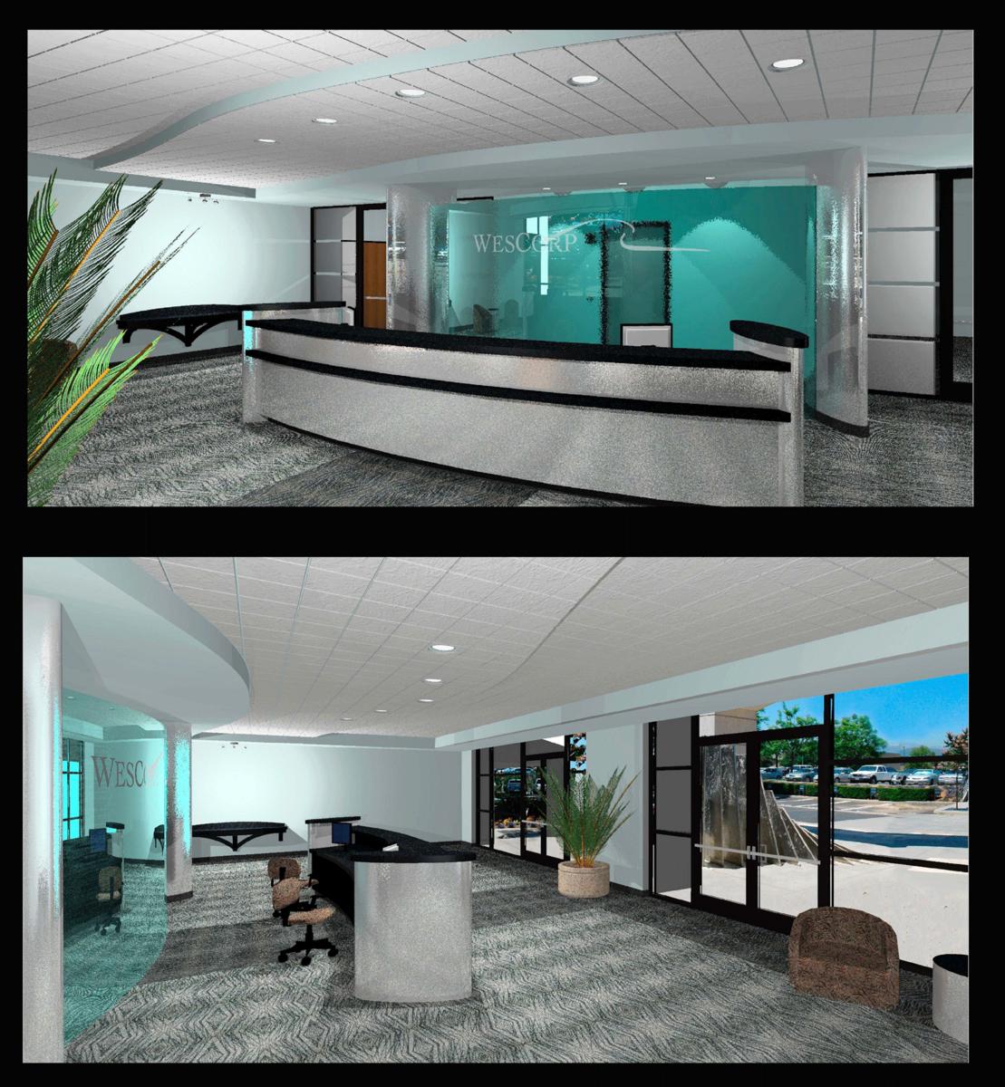a lobby.
