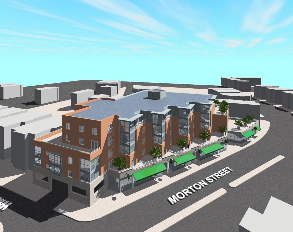 Proposed retail/housing complex