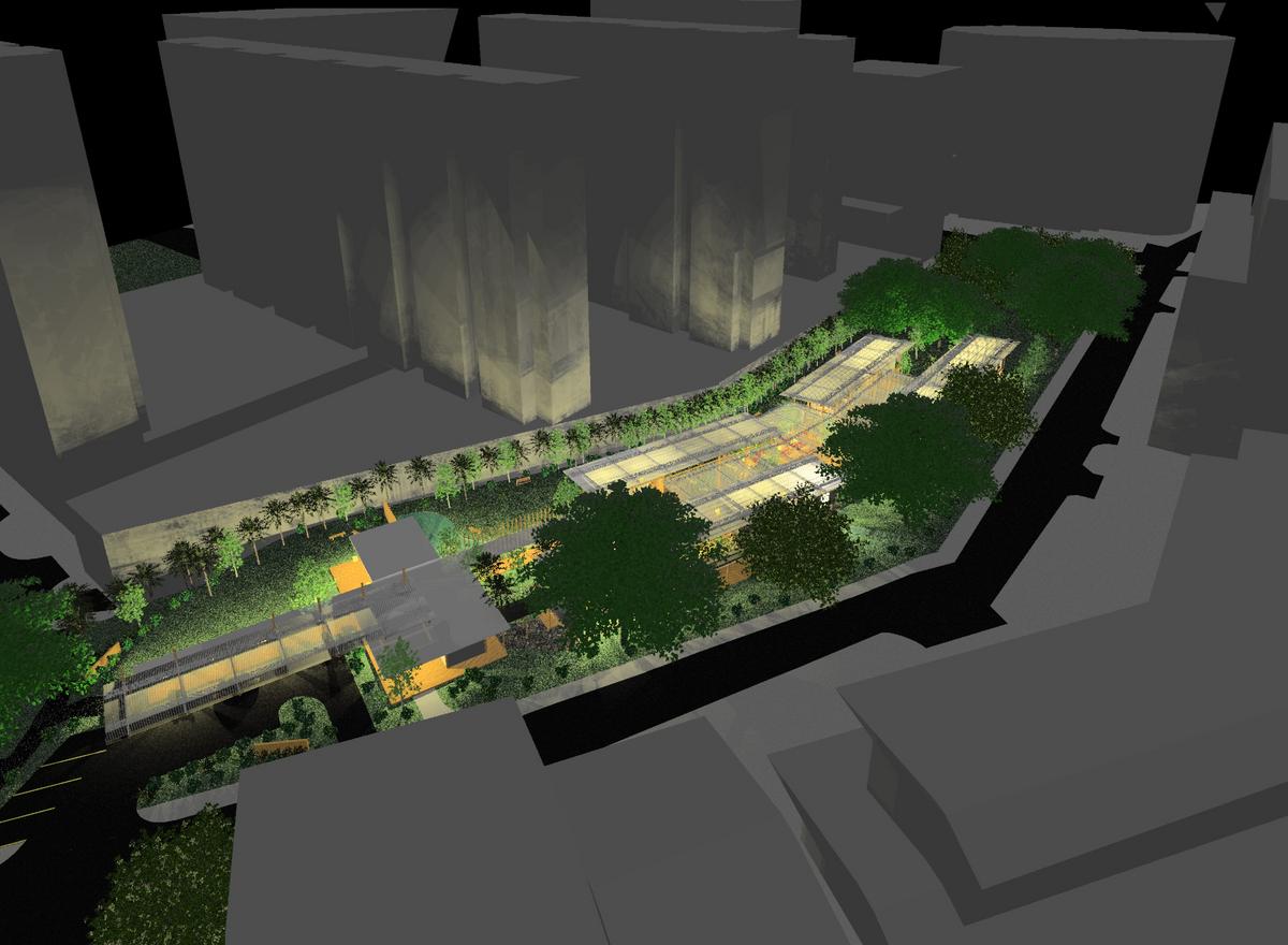 birds eye view