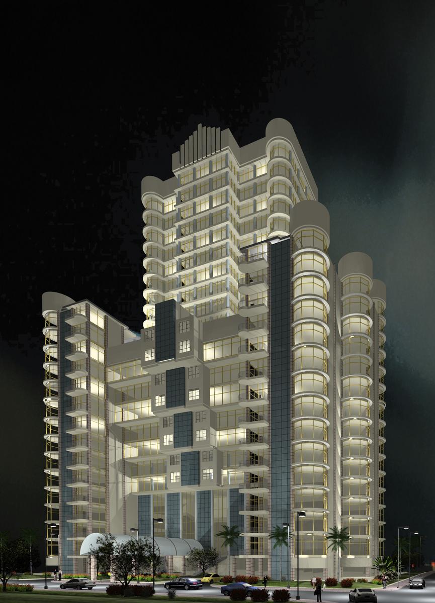 night shot condo